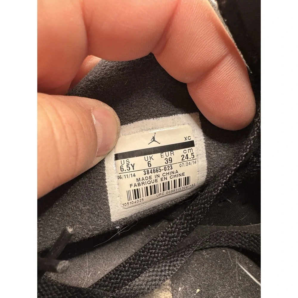 Size 6.5Y/womens 8 - Jordan 6 Retro Infrared Black (2014) (GS) *LIGHTLY WORN*